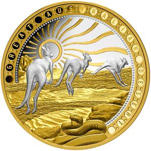 Niue / Gold Ounce 2023 Great Australian Desert - reverse photo