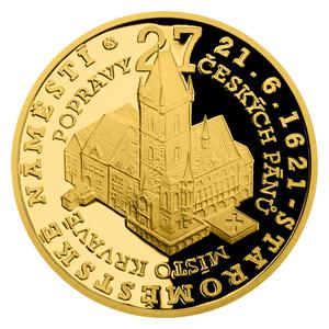 Niue / Gold Quarter Ounce 2021 Old Town Square Execution - reverse photo
