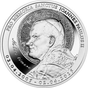 Niue / Silver Ounce 2015 Pope John Paul II - reverse photo