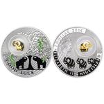 Silver Half Ounce 2014 Set Symbols of Luck: Photo Coin, Niue, Silver Half Ounce 2014 Set Symbols of Luck / thumbnail