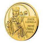 Gold Quarter Ounce 2020 St Ludmila - First Czech Saint: Photo Coin, Niue, Gold Quarter Ounce 2020 St Ludmila - First Czech Saint / thumbnail