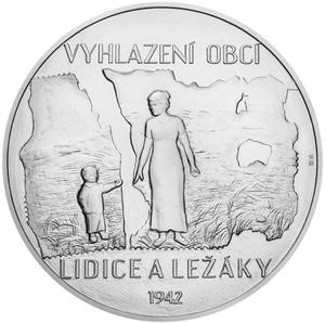 Niue / Silver Kilo 2017 Lidice and Ležáky - reverse photo