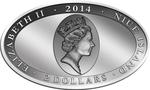 Niue / Silver Ounce 2014 Animal Skins - Housefly - obverse photo