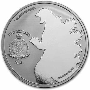 Niue / Silver Ounce 2024 Godzilla - Mechagodzilla - obverse photo
