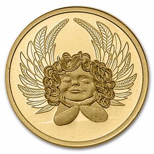 Niue / Gold Twenty-fifth Ounce 2025 Little Angel - reverse photo
