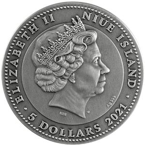 Niue / Silver Two Ounces 2021 Skarbek - obverse photo