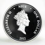 Niue / Silver Ounce 2012 Alexander Nevsky - obverse photo