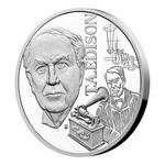 Silver Ounce 2019 T. A. Edison: Photo Coin, Niue, Silver Ounce 2019 T. A. Edison / thumbnail