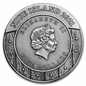 Niue / Silver Two Ounces 2021 Woman Warrior - Mulan - obverse photo