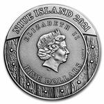 Silver Two Ounces 2021 Woman Warrior - Mulan: Photo Coin, Niue, Silver Two Ounces 2021 Woman Warrior - Mulan / thumbnail