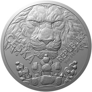 Niue / Palladium Ounce 2023 Czech Lion - reverse photo
