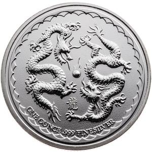 Niue / Silver Ounce 2018 Double Dragon - reverse photo