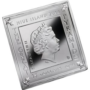 Niue / Silver Three Ounces 2014 Great Pyramids - obverse photo