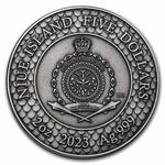 Silver Two Ounces 2023 Black Pearl and Dragon: Photo Coin, Niue, Silver Two Ounces 2023 Black Pearl and Dragon / thumbnail