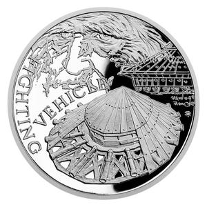 Niue / Silver Ounce 2019 Leonardo da Vinci - Fighting Vehicle - reverse photo