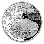 Silver Ounce 2019 Leonardo da Vinci - Fighting Vehicle: Photo Coin, Niue, Silver Ounce 2019 Leonardo da Vinci - Fighting Vehicle / thumbnail