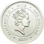 Silver Half Ounce 2011 Tarantula: Photo Coin, Niue, Silver Half Ounce 2011 Tarantula / thumbnail
