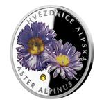 Silver Half Ounce 2018 Aster Alpinus: Photo Coin, Niue, Silver Half Ounce 2018 Aster Alpinus / thumbnail