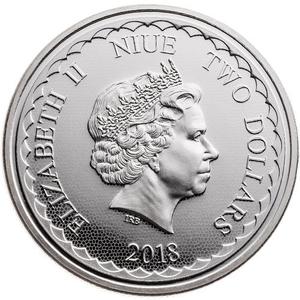 Niue / Silver Ounce 2018 Double Dragon - obverse photo