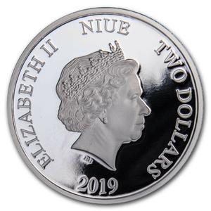 Niue / Silver Ounce 2019 The Muppets -  Miss Piggy - obverse photo
