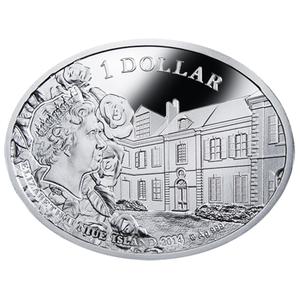 Niue / One Dollar Silver 2014 Chopin and George Sand - obverse photo