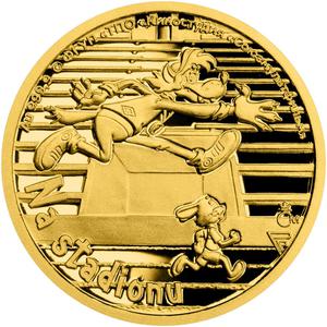 Niue / Gold Tenth-Ounce 2021 Just You Wait! - At the Stadium - reverse photo