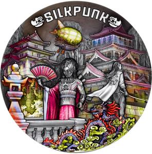 Niue / Silver Two Ounces 2022 The Punk Universe - Silkpunk - reverse photo