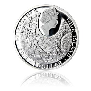 Niue / Silver Half Ounce 2013 Eurasian Lynx - obverse photo