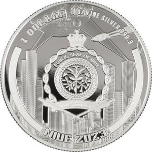 Niue / Silver Ounce 2023 The Punk Universe - Cyberpunk - obverse photo
