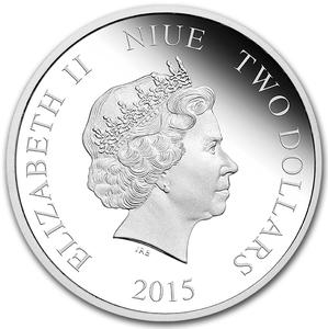 Niue / Silver Ounce 2015 Feng Shui - Dragon - obverse photo