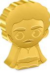 Niue / Silver Ounce 2023 Chibi - Star Wars: Lando Calrissian / Gold Plated - reverse photo