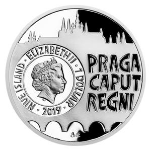 Niue / Silver Ounce 2019 Prague - Hradčany - obverse photo