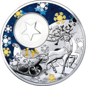 Niue / Silver Ounce 2015 Merry Christmas - reverse photo