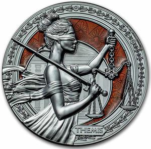 Niue / Silver Ounce 2022 Goddess of Justice - Themis - reverse photo