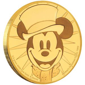 Niue / Gold Half Gram 2017 Mickey - Christmas Carol - reverse photo