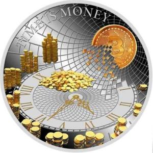 Niue / Silver Quarter Ounce 2020 Time is Money - reverse photo