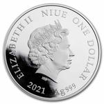 Silver Half Ounce 2021 Motherhood: Photo Coin, Niue, Silver Half Ounce 2021 Motherhood / thumbnail