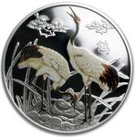 Silver Ounce 2013 Feng Shui - Cranes: Photo 2013 Niue 1 oz Silver $2 Feng Shui Cranes / thumbnail