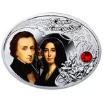 One Dollar Silver 2014 Chopin and George Sand: Photo Coin, Niue, One Dollar Silver 2014 Chopin and George Sand / thumbnail