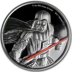 Niue / Silver Two Ounces 2017 Star Wars - Darth Vader - reverse photo
