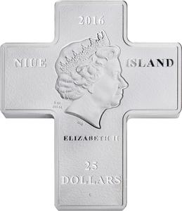 Niue / Silver Five Ounces 2016 Baptism of Poland - obverse photo