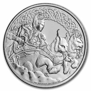 Niue / Silver Ounce 2022 Norse Gods - Freya - reverse photo