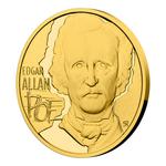 Gold Half Ounce 2019 Edgar Allan Poe: Photo Coin, Niue, Gold Half Ounce 2019 Edgar Allan Poe / thumbnail