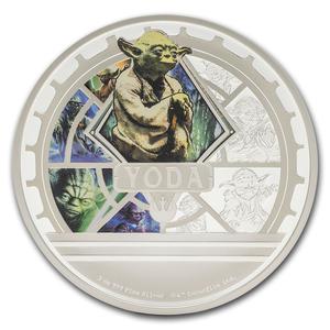 Niue / Silver Three Ounces 2025 Star Wars - Yoda - reverse photo