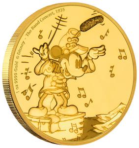 Niue / Gold Ounce 2016 Mickey - Band Concert - reverse photo