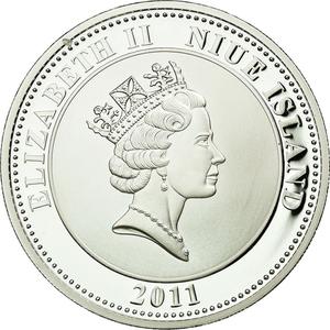 Niue / One Dollar 2011 Princess Diana - obverse photo