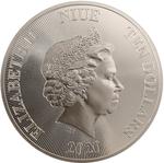Silver Five Ounces 2020 Tree of Life: Photo Coin, Niue, Silver Five Ounces 2020 Tree of Life / thumbnail