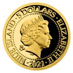 Gold Half Gram 2021 Saint Hubert: Photo Coin, Niue, Gold Half Gram 2021 Saint Hubert / thumbnail