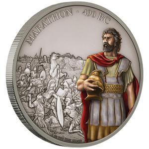 Niue / Silver Ounce 2018 Battle of Marathon - reverse photo
