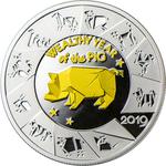 Silver Ounce 2019 Wealthy Year of the Pig: Photo Coin, Niue, Silver Ounce 2019 Wealthy Year of the Pig / thumbnail